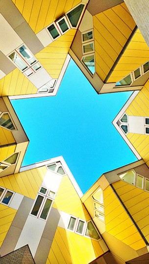 方塊屋等特色建築群